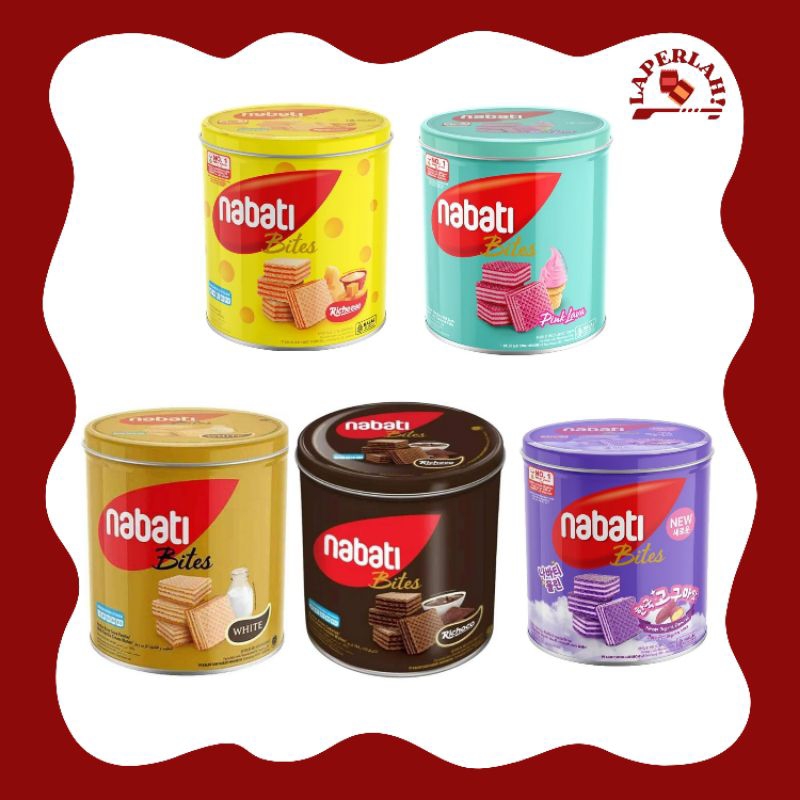 

Nabati Richoco Wafer Kaleng 240g / Chocolate / Richeese / White / Korean goguma / Lava pink / promo jajan snack kaleng lebaran / LaperLah!