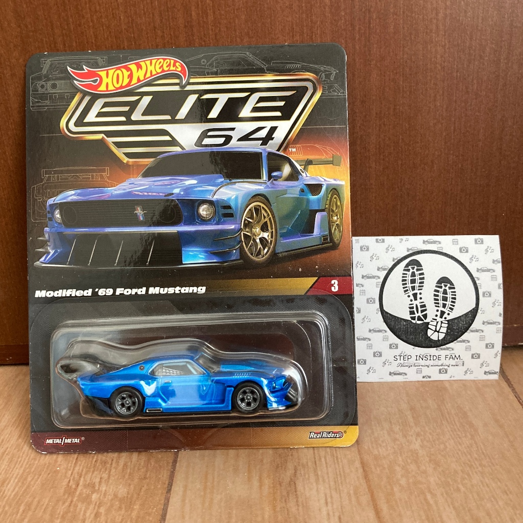 Hot Wheels Elite 64 Modified 1969 69 '69 Ford Mustang 2023 23 '23 ELITE 64 Set Diecast HotWheels HW 