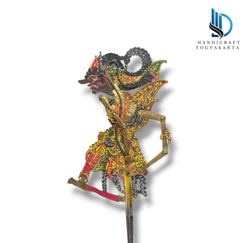 Wayang Kulit Asli Gatotkaca 17 cm Gapit Sungu