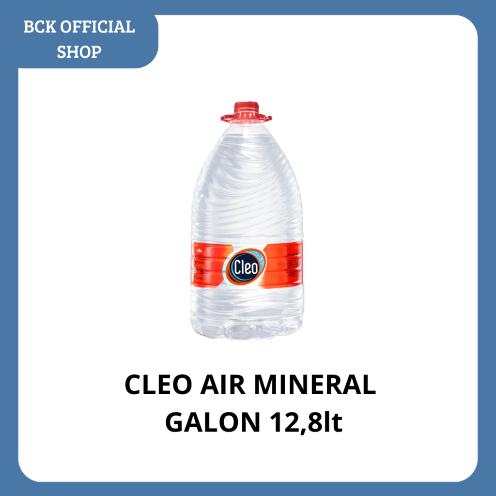 

CLEO AIR MINERAL GALON 12,8liter / AIR MINUM GALON CLEO 12,8liter