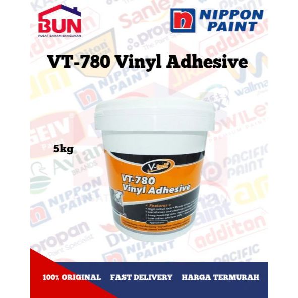 VT-780 5kg lem vinyl / lem khusus vinyl / vinyl adhesive / water based vinyl adhesive / lem lantai v