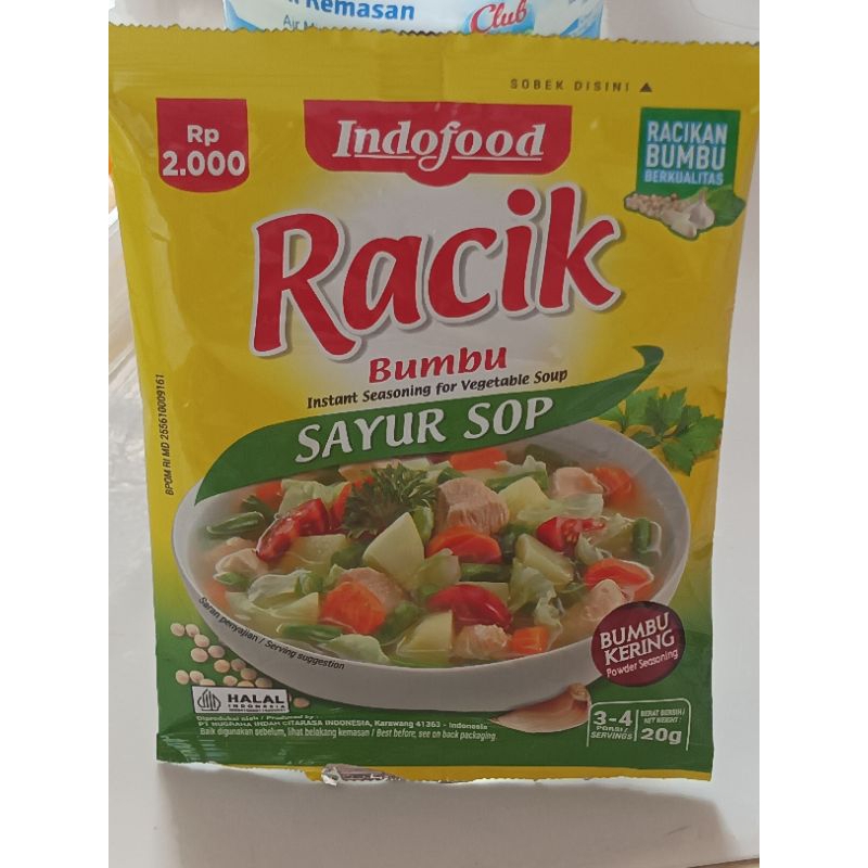 

Racik sayur sop Indofood