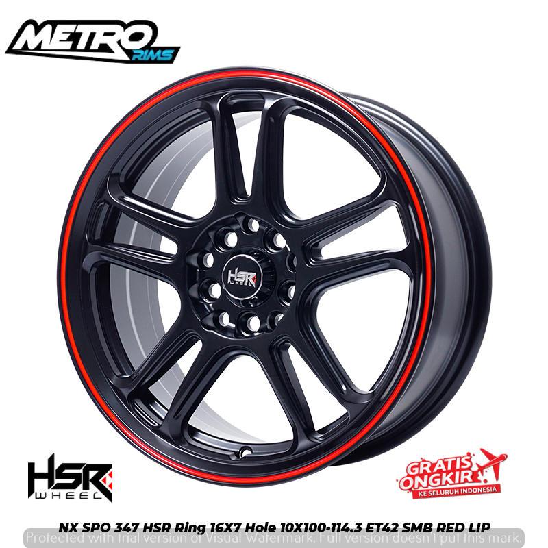 pelek racing mobil rush, xpander, new livina, stargazer ring 16