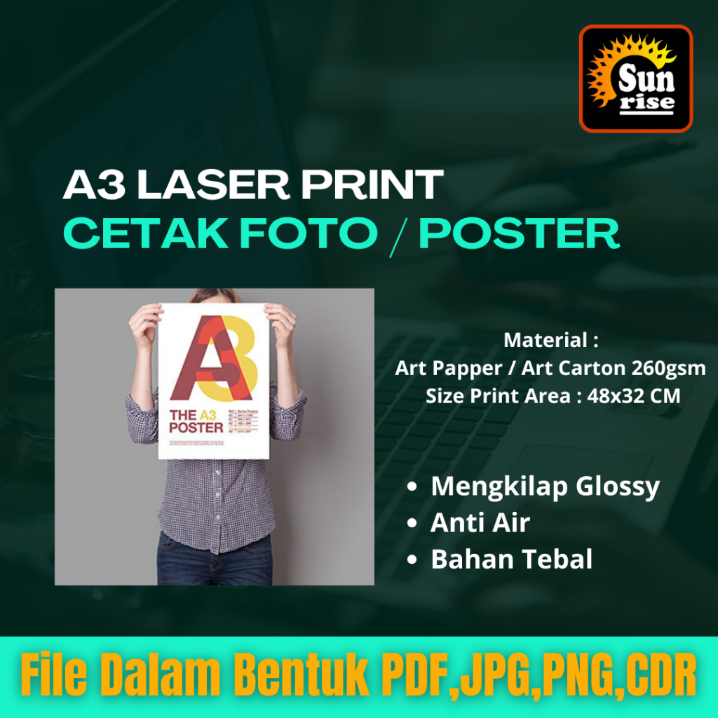 

CETAK A3+ MURAH / PRINT A3+ 1 SISI DAN 2 SISI / KERTAS ART PAPER / KERTAS ART CARTON