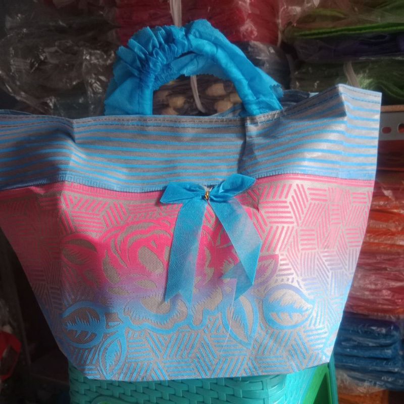 

tas berkat tas hajatan kotak nasi 22 22 pet renda isi 12 pcs