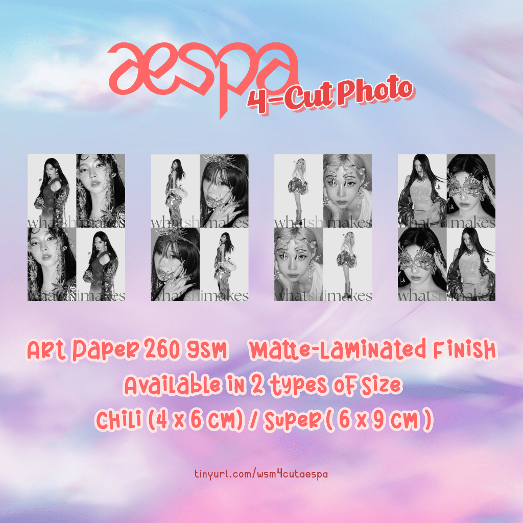 4-cut photo - aespa ver
