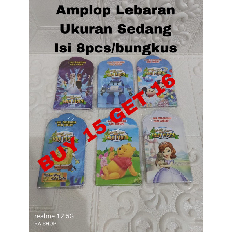 

Amplop/Angpao Lebaran Motif Karakter Dikirim Acak