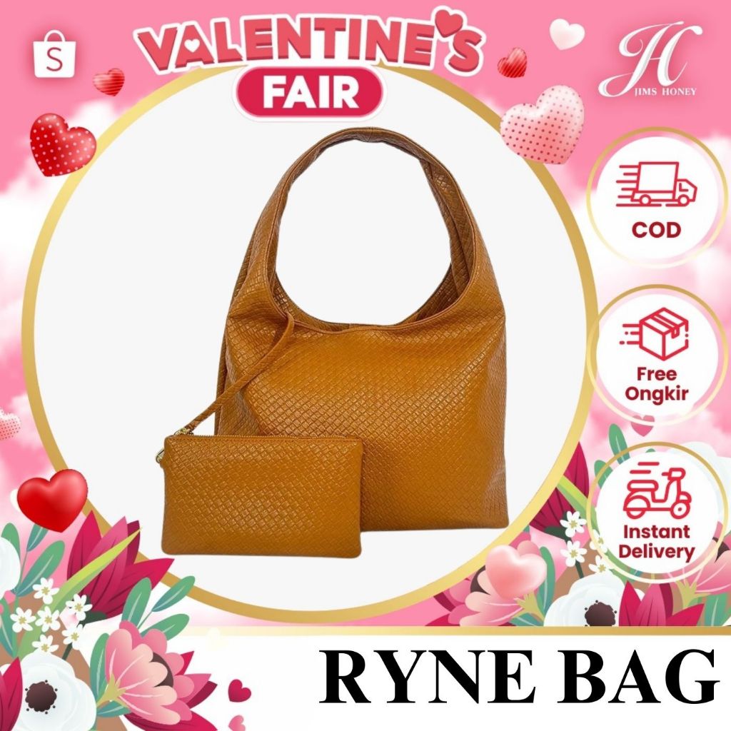 JIMS HONEY RYNE TOTEBAG Tas Handbag Tas Bahu Jinjing Wanita Fashion Cewek Jimshoney Casual Terbaru Elegan Trendy
