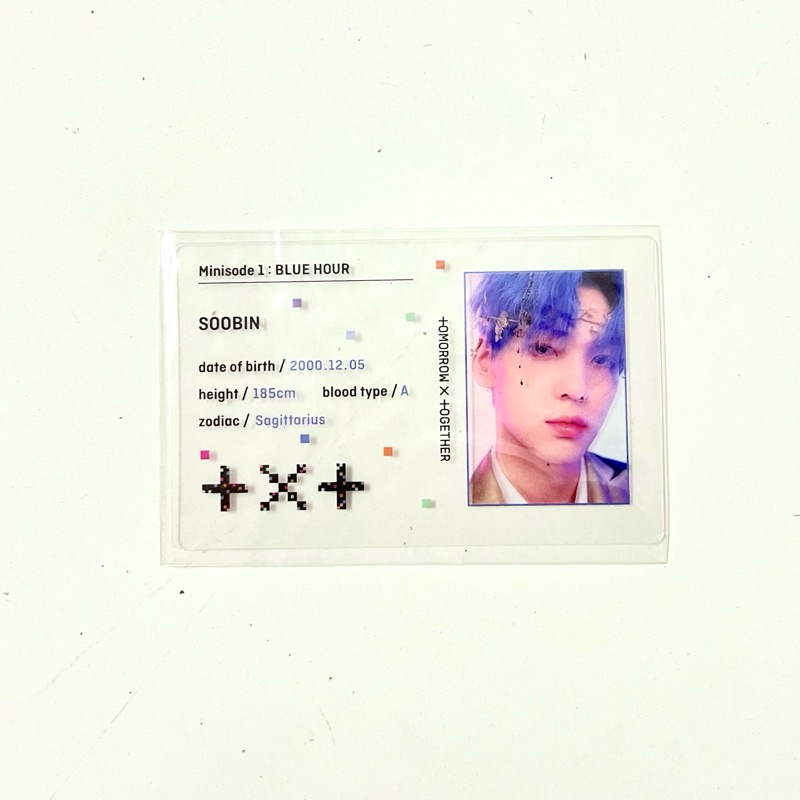 TXT Photocard Minisode1 Blue Hour VR Soobin