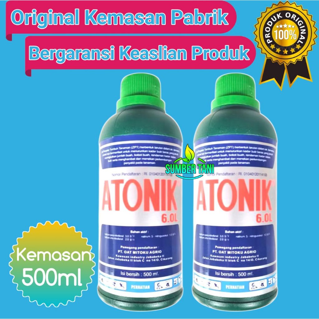 ATONIK | 500ml | Pupuk Daun Cair+ZPT