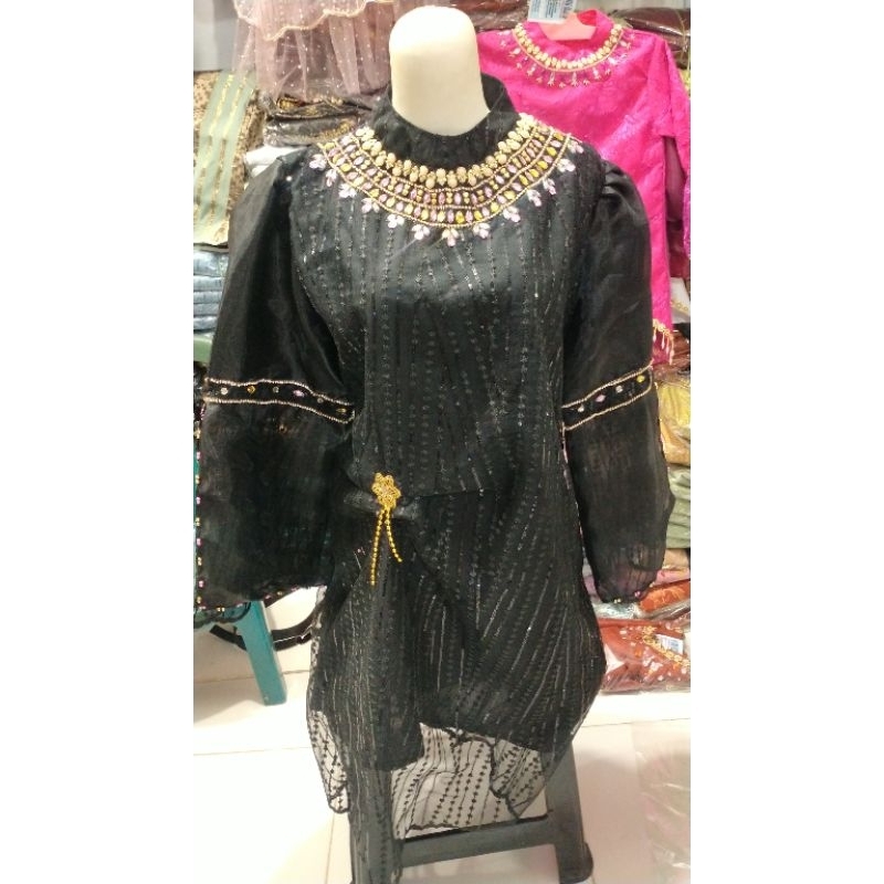 Baju bodo renda Payet mesir