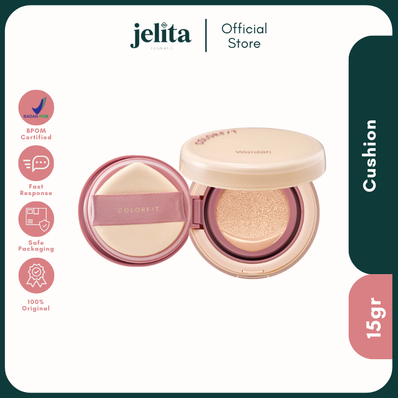 Jelita Cosmetics - [ FREE PRODUK ] Wardah Colorfit Perfect Glow Cushion