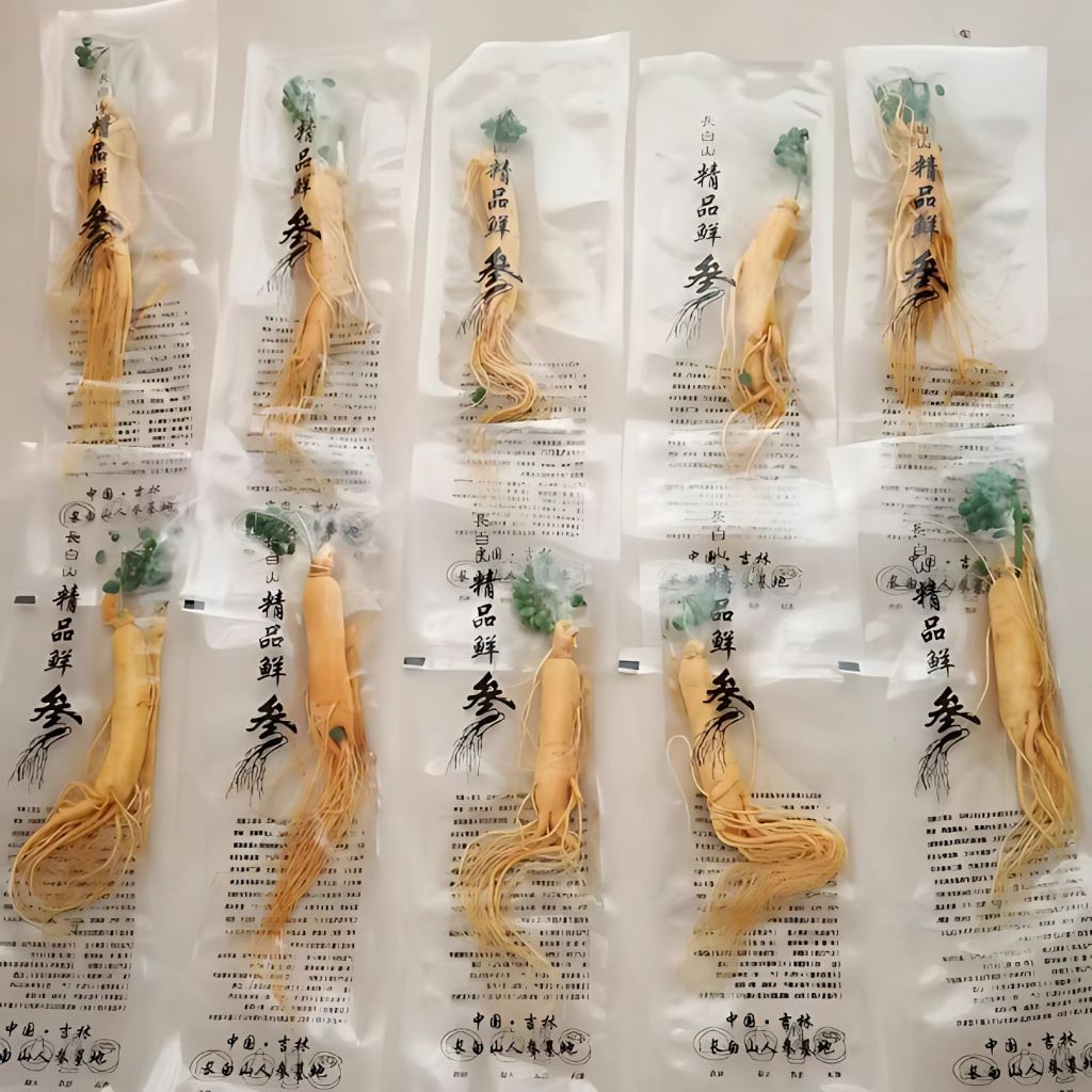 

Ginseng Asli Pegunungan Changbai Kemasan Vakum