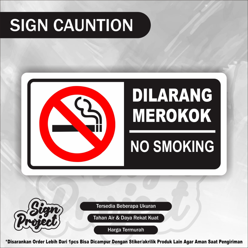 

Stiker dilarang merokok / Stiker No Smoking Area / Stiker Dilarang Vape / Stiker No Vaping Area / Stiker Vaping / Stiker Smoking STIKER DILARANG MEROKOK NO SMOKING VAPE RAMBU PERINGATAN BAHAYA