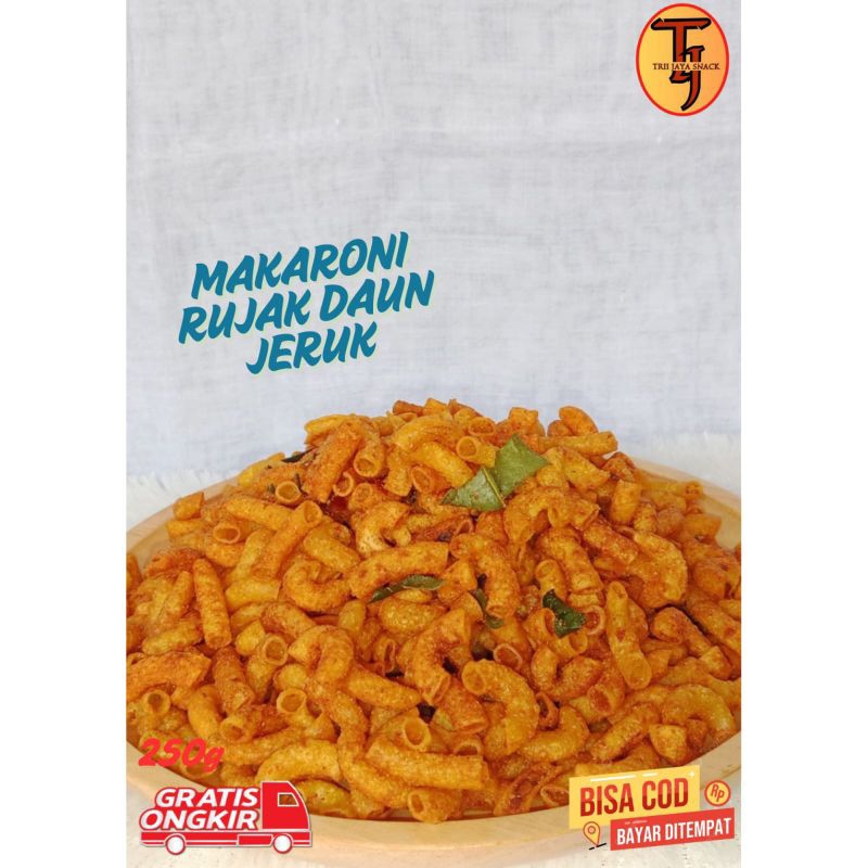 

Makaroni Rujak daun jeruk pedas manis 1kg