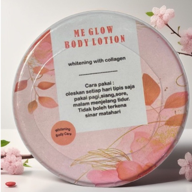 [ORIGINAL]ME GLOW BODY LOTION PEMUTIH BADAN DOSTING EXTRA WHITENING HB RACIKAN