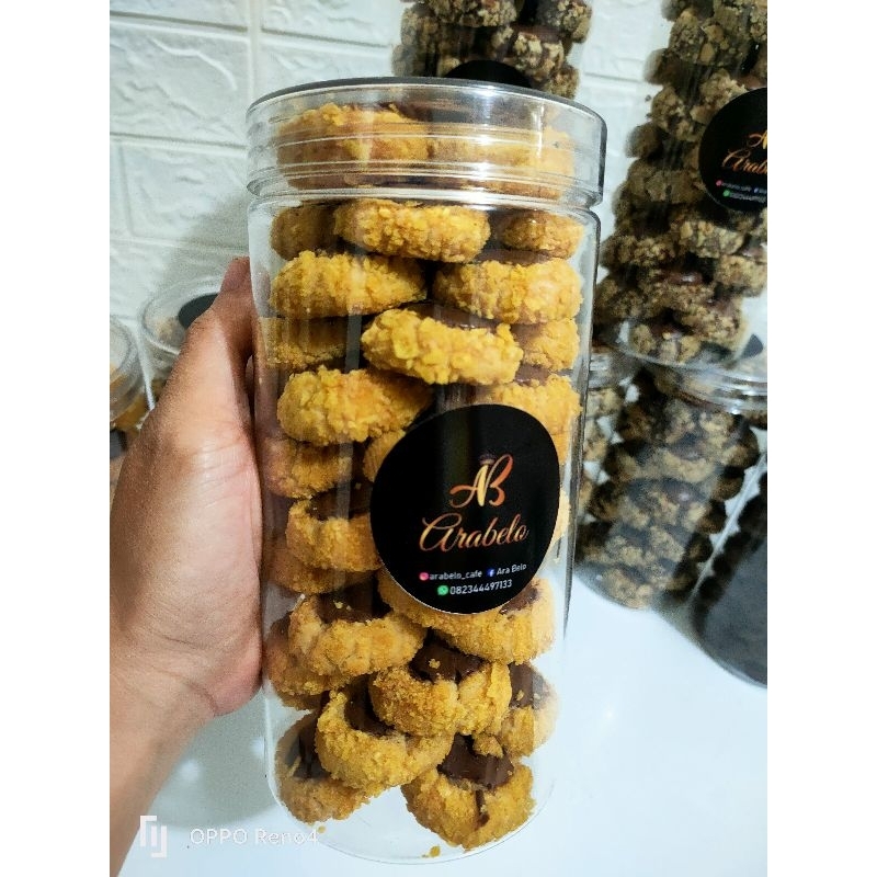 

cookies corn flakes nutella
