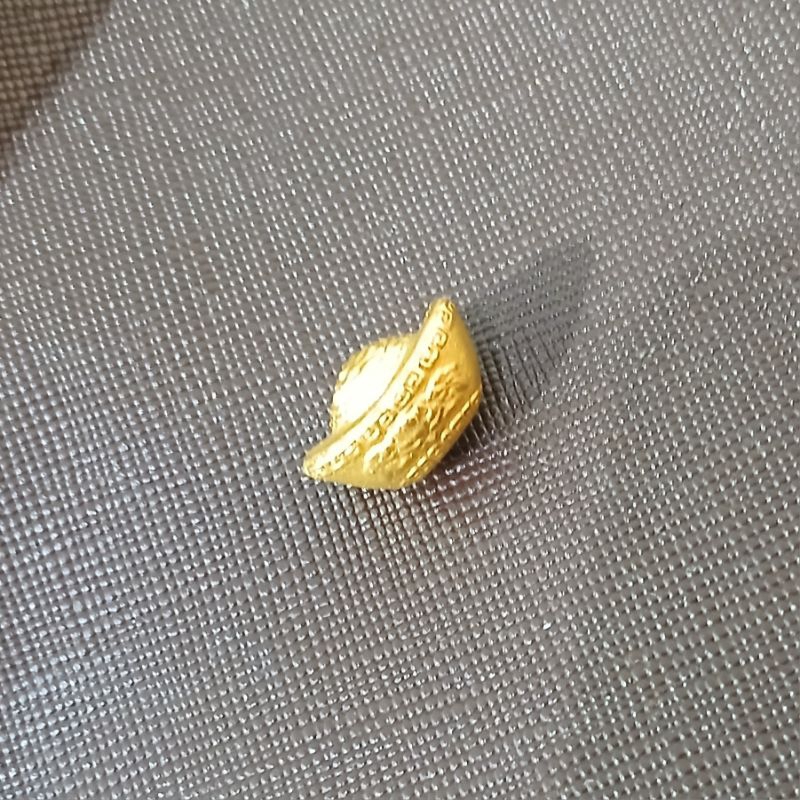 LIONTIN / CHARM TAIL 24K HK HONGKONG 999%- ASLI BAGONG GOLD BAGONG EMAS