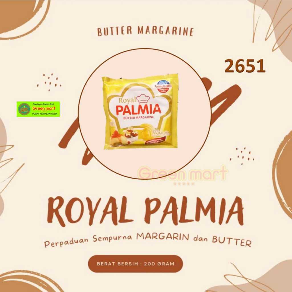 

Royal Palmia Butter Margarine 200 Gram. 2651