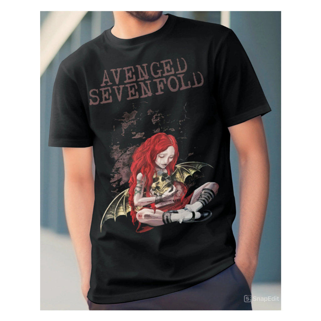 AVENGED SEVENFOLD A7X kaos band baju band heavy metal metalcore post-harcore pop punk emo rock n rol