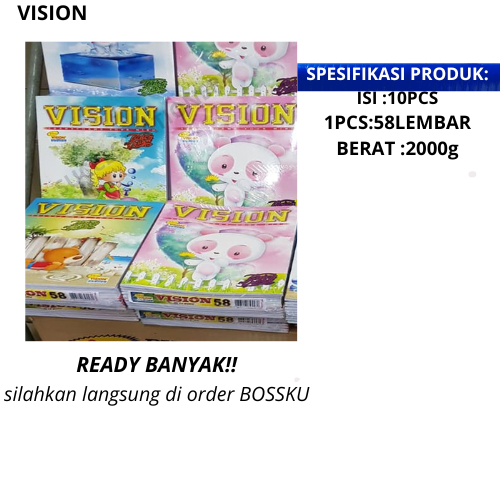 

Buku Tulis Vision 58 Murah (PAK)