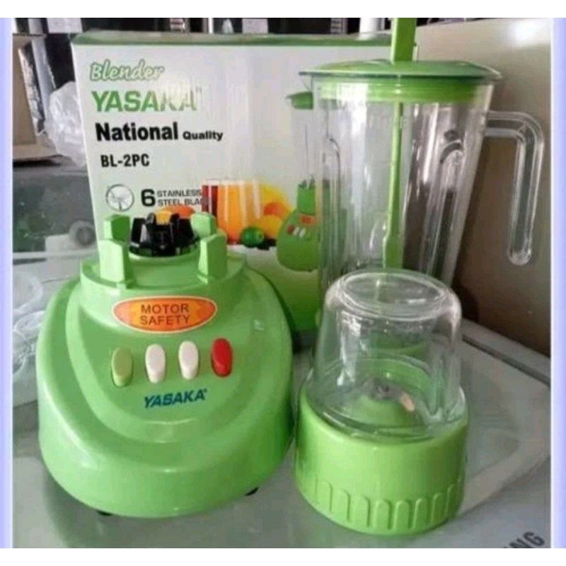 Blender plastik yasaka blender 2 tabung yasaka blender hijau blender rumah
