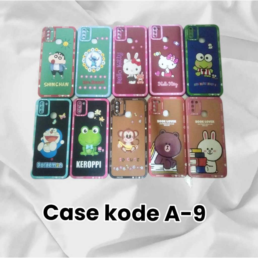 Case Motif Karakter for Infinix  Hot 9, Smart 5, Hot 9 Play, Hot 10 Play