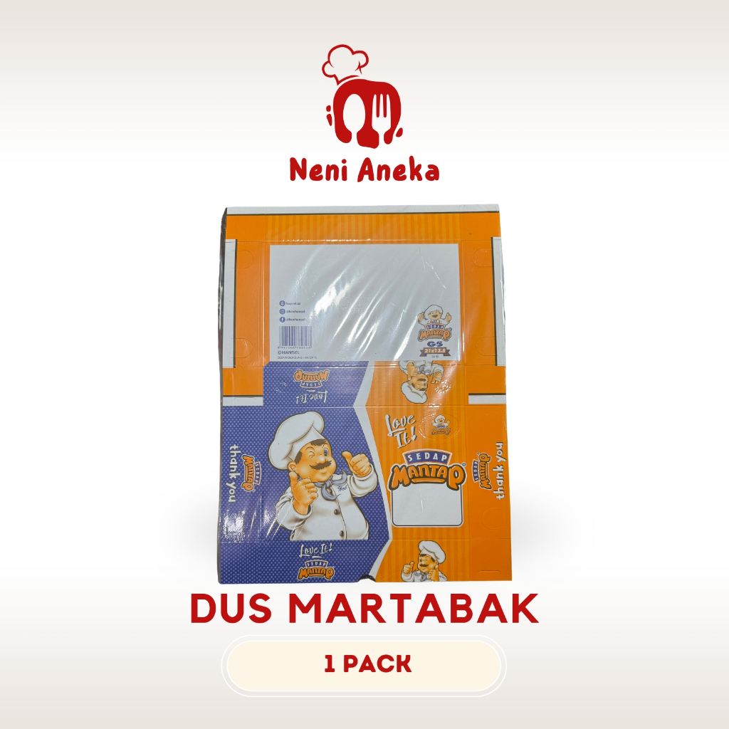 

Dus Box Martabak Sedap Mantap - 100pcs