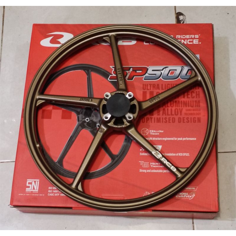 VELG RCB DEPAN 120 RING 17 SP 500 EGO PALANG 5 MIO JUPITER MX VEGA