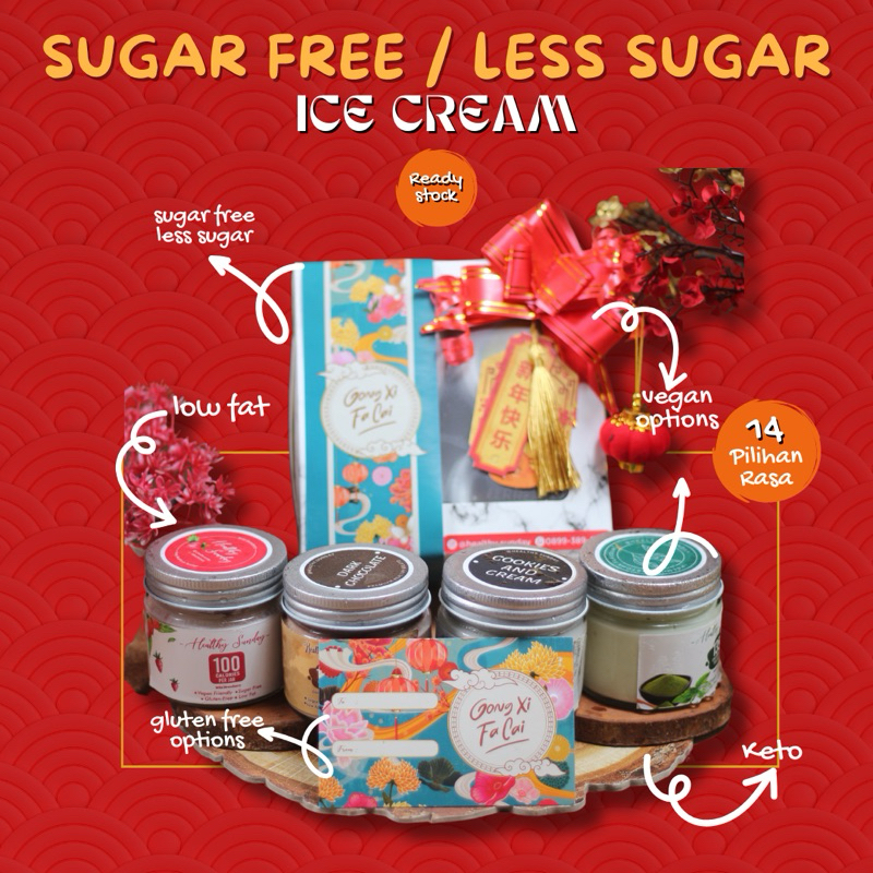 

READY STOCK KADO IMLEK HEALTHY ICE CREAM MEDIUM GLASS JAR ISI 4. BANDUNG