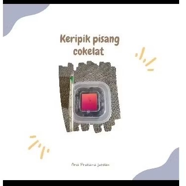 

keripik pisang coklat