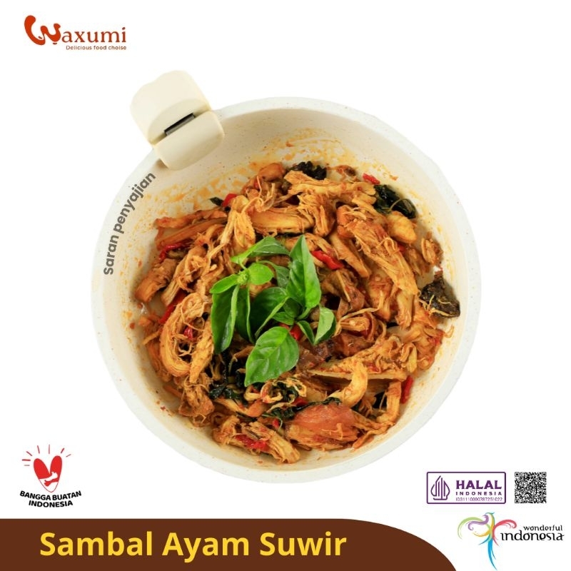 

Waxumi - Sambel Ayam Suwir Kemasan Premium Aluminium Foil Food Grade 120g