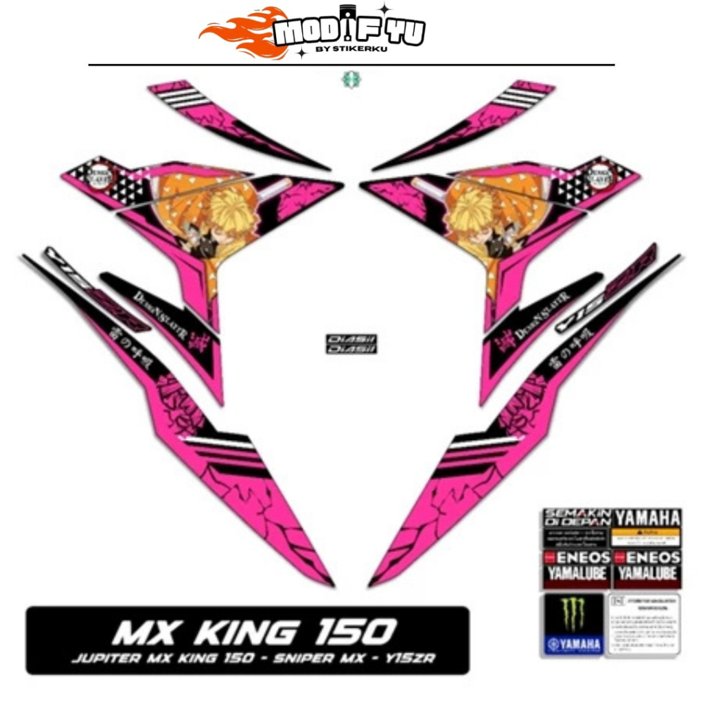 STRIPING MX KING 150 MOTIF Y15ZR ANIME 1 / YAMAHA SNIPER 150 MXi / STICKER MX KING / STIKER MX KING 