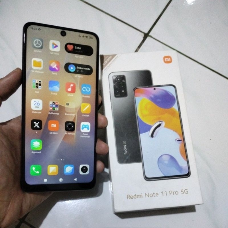redmi note 11 pro 5g 8/128 minus baca deskripsi