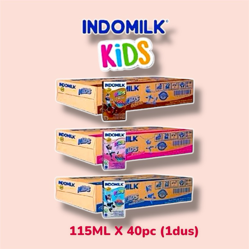 Susu Indomilk KIDS Susu UHT 1 DUS (115ml x 40pcs)