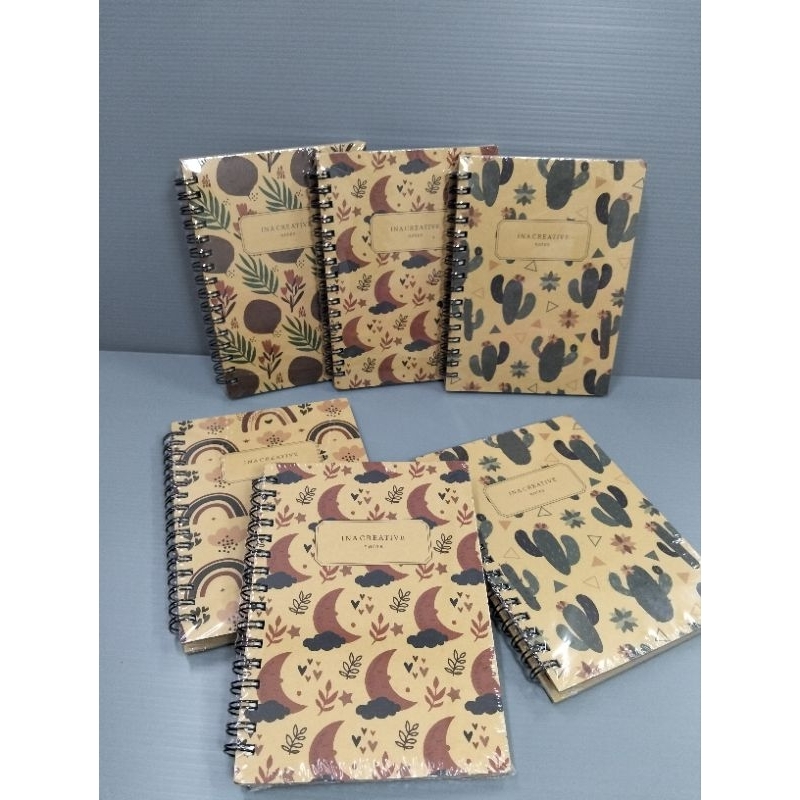 

Notebook Spiral Ina Creative Craft A6 / Notebook Buku kecil Catatan / Mini buku