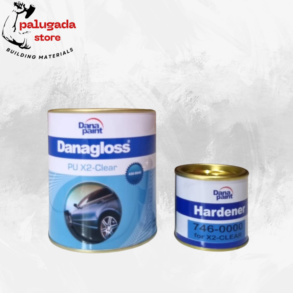DANA PAINT DANAGLOSS PU X2 CLEAR + HARDENER 746-0000 1 LITER