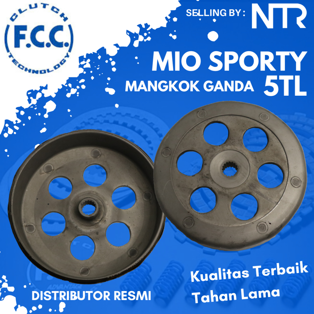 MANGKOK GANDA MIO SPORTY MIO SOUL NOUVO MIO OLD MANGKOK  KOPLING GANDA ORIGINAL FCC 5TL