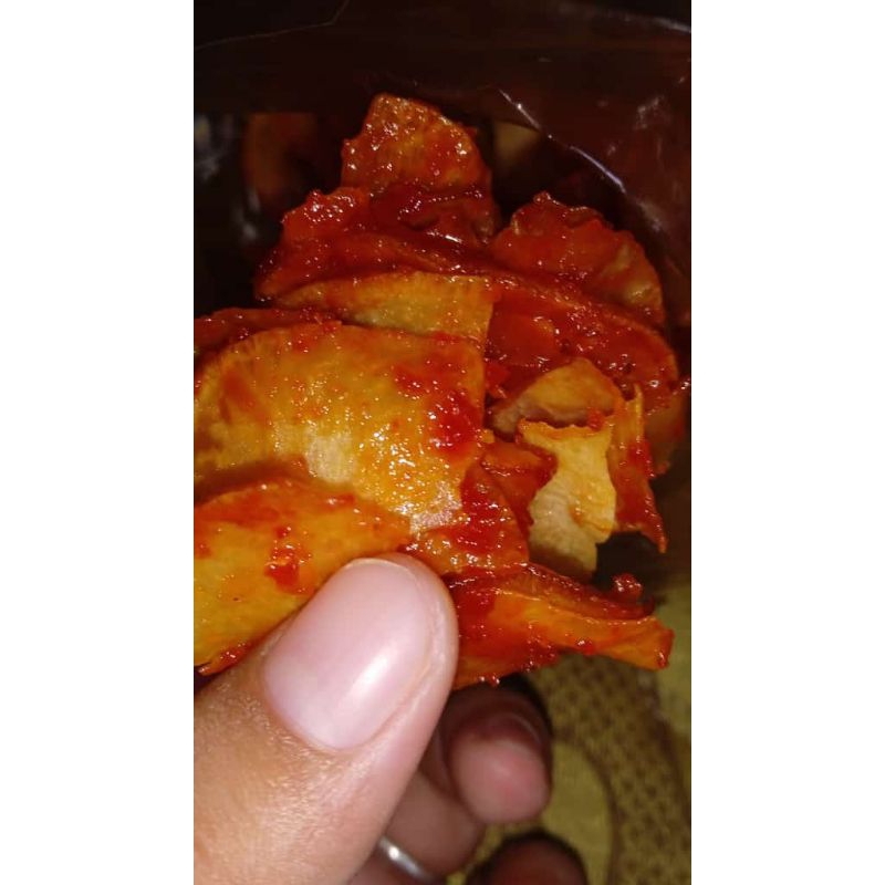 

Keripik singkong Pedas manis