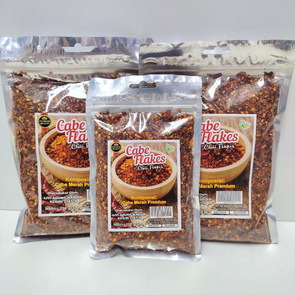 

CABE FLAKES - CABE GILING KASAR 100 GRAM | 250 GRAM