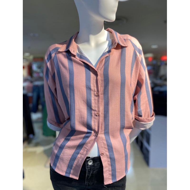 Kemeja wanita logo jeans original