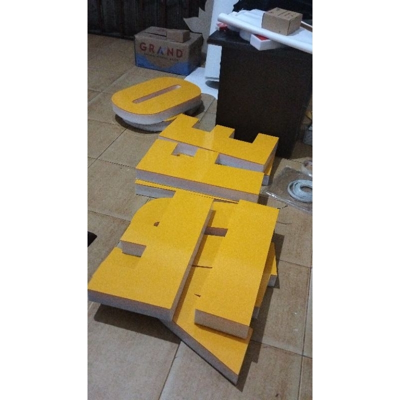 huruf timbul akrilik led custom