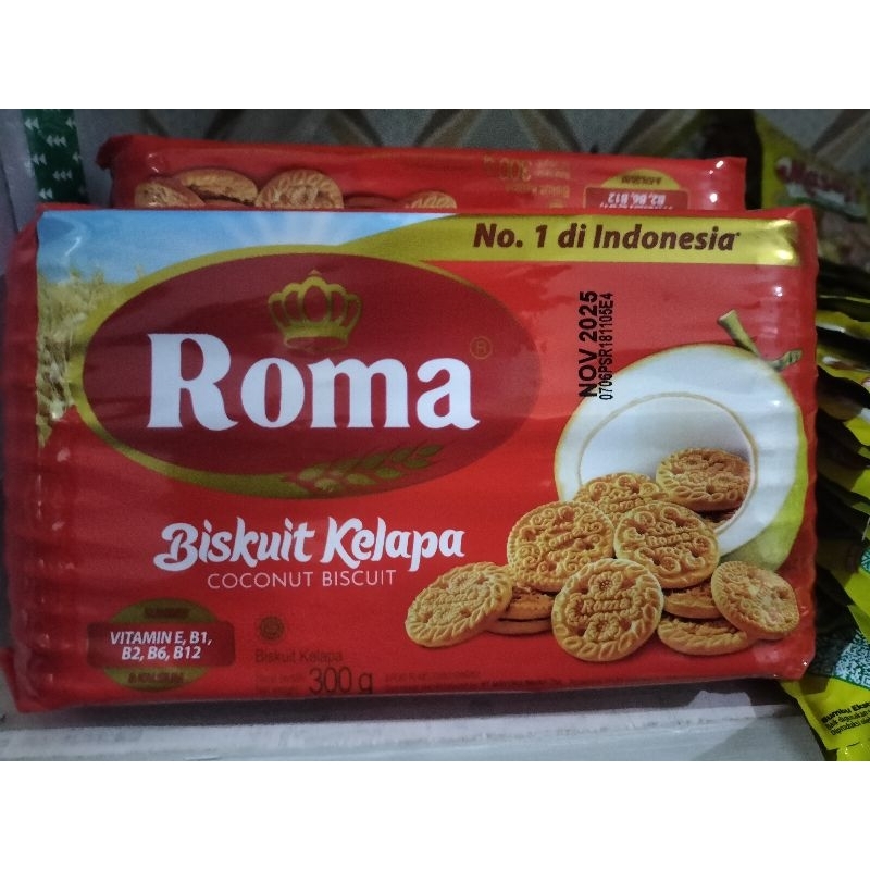 

Roti Roma Biskuit Kelapa 300g