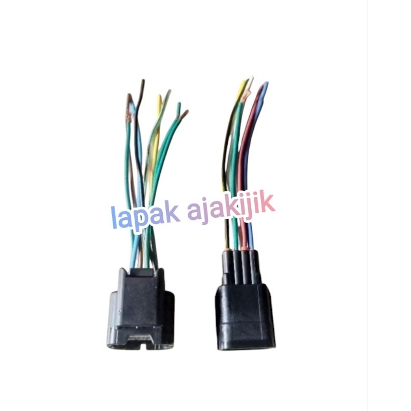 soket saklar waterproof pin 8 lampu depan vario 125  vario 150