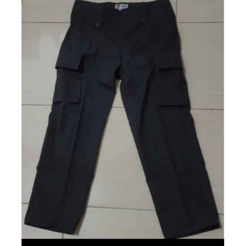 celana pdl polri warna coklat