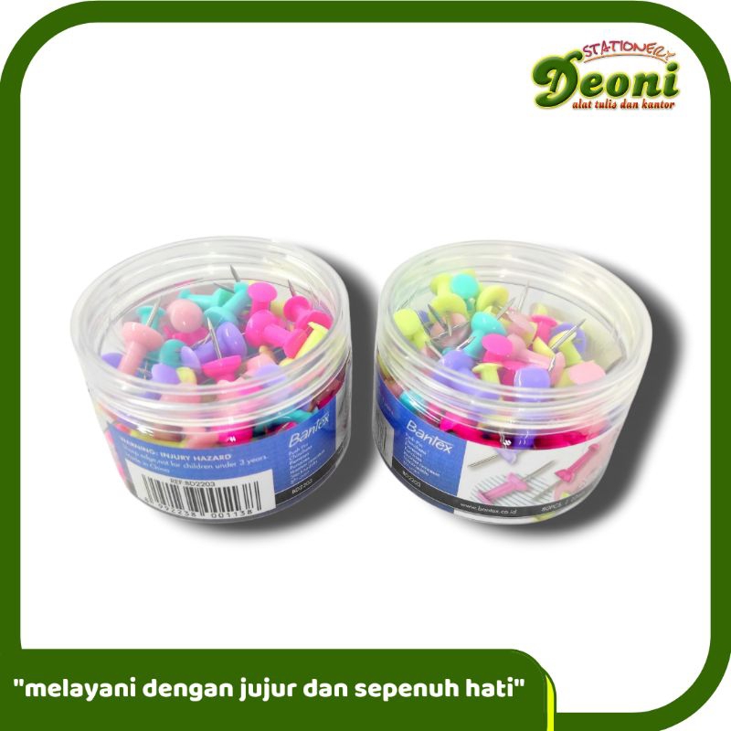 

BANTEX Push Pin 80pcs 0180