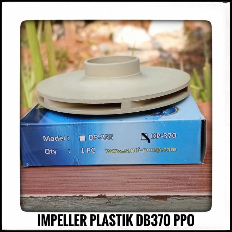 Impeller plastik pompa air DB370