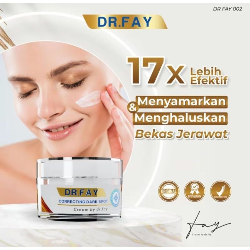 promo cream dr fay penghilang jerawat flek hitam dan bopeng bersertifikat bpom cream dr fay terlaris