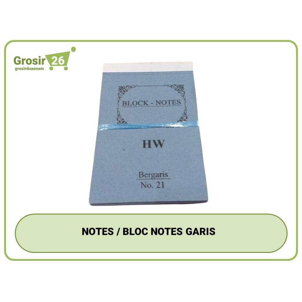 

NOTES BIASA HW NO. 21 GARIS (12 PCS)