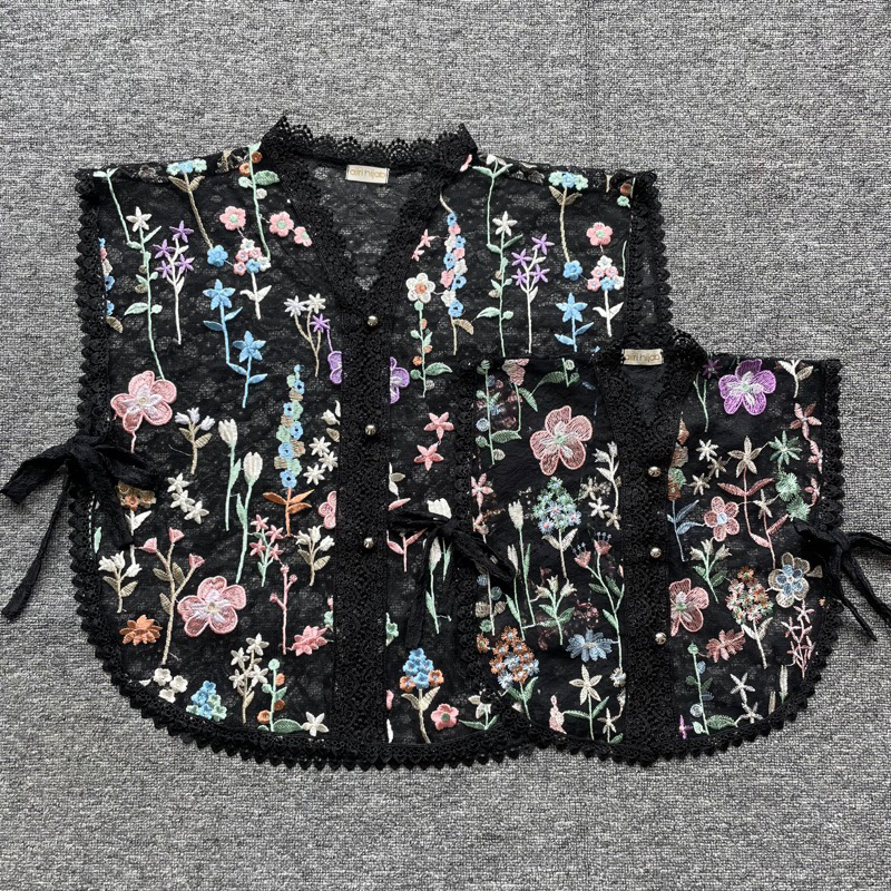 aiiri couple vest cinderella anak/vest wanita/vest brokat/vest brokat kondangan/vest tulle/vest romp